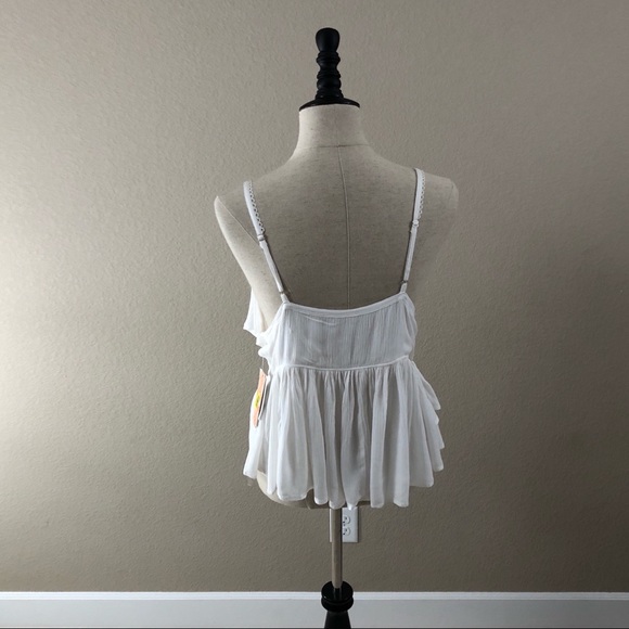 Gianni Binni spaghetti Strap Flowy Boho Top - Picture 2 of 6